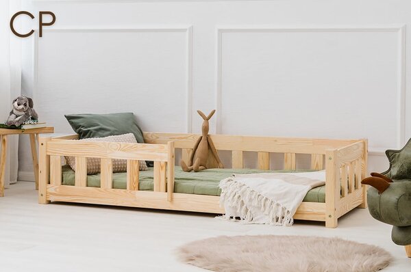 Letto per bambini in legno di pino 70x140 cm CP - Adeko