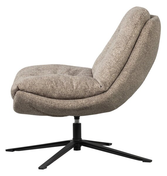 Poltrona di colore naturale girevole Arve – WOOOD