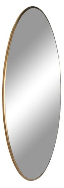 Specchio da parete con cornice color oro , ø 40 cm Jersey - House Nordic