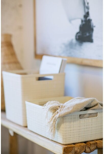 Cesto portaoggetti in plastica Jute - Curver