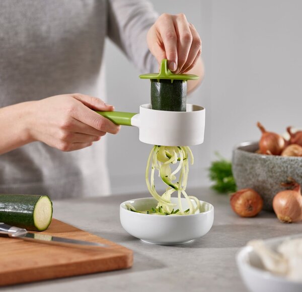 Spiralizzatore verde e bianco SpiroGo - Joseph Joseph