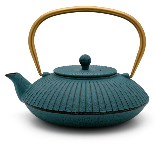 Teiera in ghisa blu 1,1 l Linhai - Bredemeijer