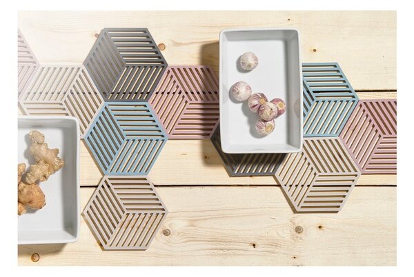 Tappetino in silicone per pentole 24x14 cm Hexagon - Zone