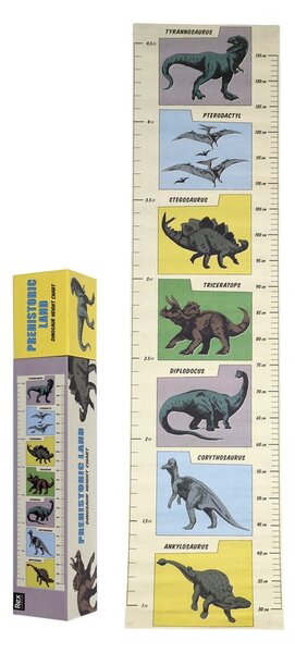 Adesivo per bambini - porta o parete metro 28x115 cm Prehistoric Land - Rex London