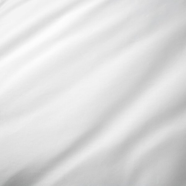 Biancheria da letto singola in cotone egiziano bianco 135x200 cm - Bianca