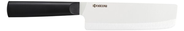 Kyocera - Coltello lama ceramica INNOVATIONWHITE� - Nakiri - Dimensioni Lunghezza 15 cm - TK-150 WH-BK Maniglia soft-touch