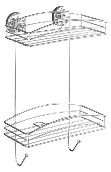 Scaffale autoportante a due piani, capacità di carico fino a 33 kg Vacuum-Loc - Wenko