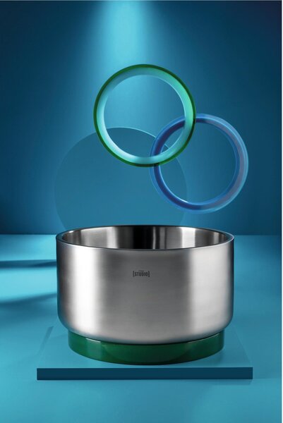 Ciotola da Punch, ICE LOVE COPPA PUNCH METALLO BK/RD Dimensioni � 32 cm � H 16 cm cm colore inox devo fare io