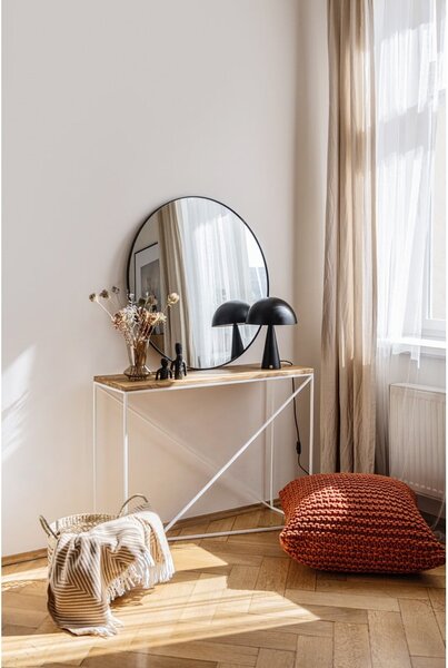 Specchio da parete nero , ø 80 cm Layla - Bonami Essentials
