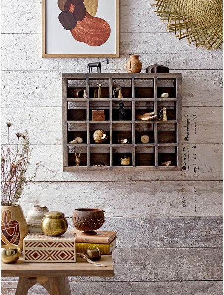 Scatola decorativa marrone in legno 6,5x4,5x4 cm Cemile - Bloomingville