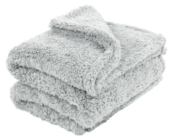 Coperta di peluche grigia, 130 x 170 cm Teddy - Tiseco Home Studio