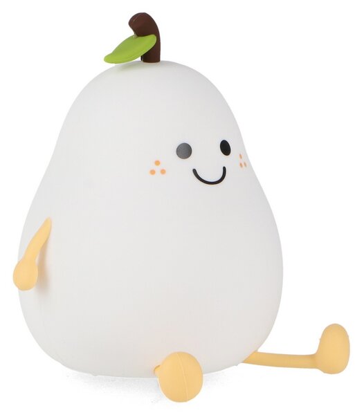 Lampada Led touch Pera per bambini a batteria ricaricabile USB Bianco caldo e RGB M LEDME