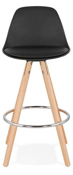 Sgabello da bar nero, altezza seduta 64 cm Anau - Kokoon