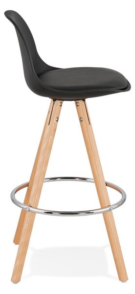 Sgabello da bar nero, altezza seduta 64 cm Anau - Kokoon