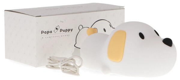 Lampada Led touch Cane per bambini a batteria ricaricabile USB Bianco caldo e freddo M LEDME