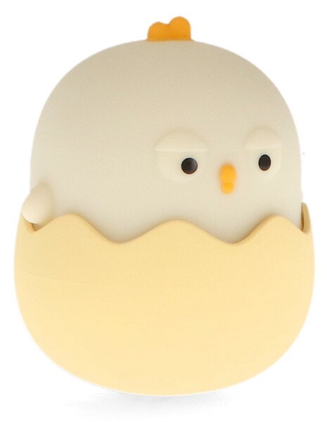Lampada Led touch Pulcino per bambini a batteria ricaricabile USB Bianco caldo e RGB M LEDME