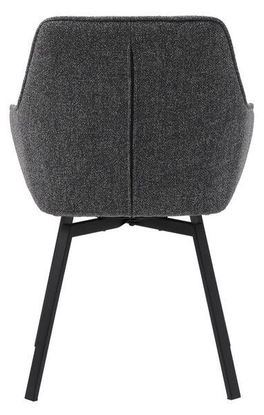 Sedia da pranzo grigia Alma - Unique Furniture