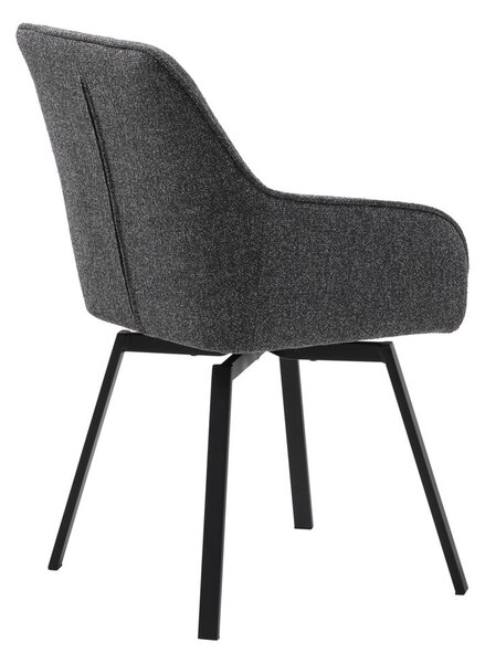 Sedia da pranzo grigia Alma - Unique Furniture