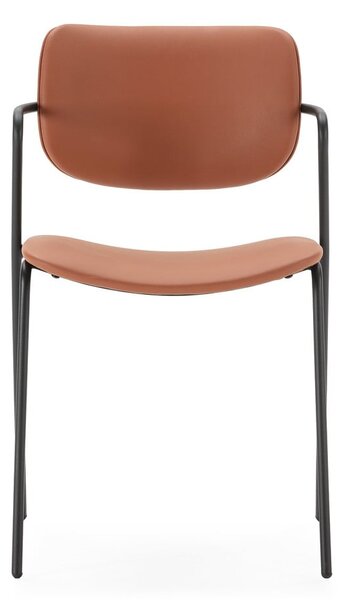 Set di sedie da pranzo color mattone 2 pz Maika - Marckeric