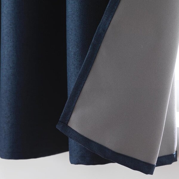 Tenda oscurante blu scuro 140x180 cm Crepuscule - douceur d'intérieur