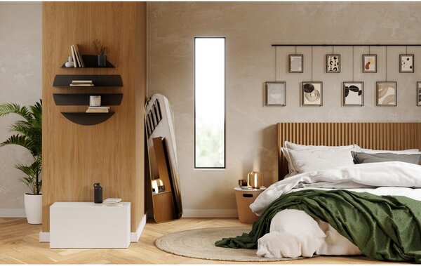 Mensole in set nere in metallo con ripiani multipli 4 pz 76 cm Solis – Umbra