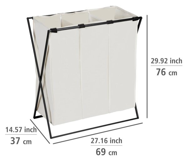 Cesto di stoffa da 145 l Trio - Wenko