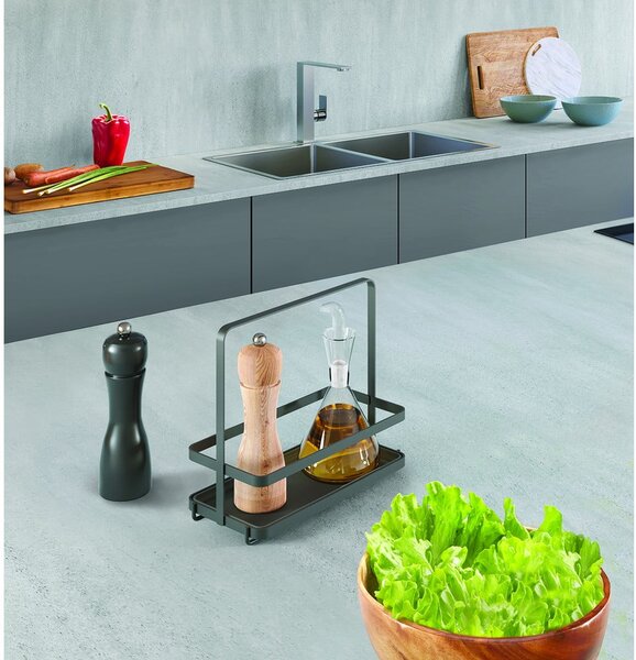 Organizzatore di rametti in acciaio inox Tokyo Lava - Metaltex