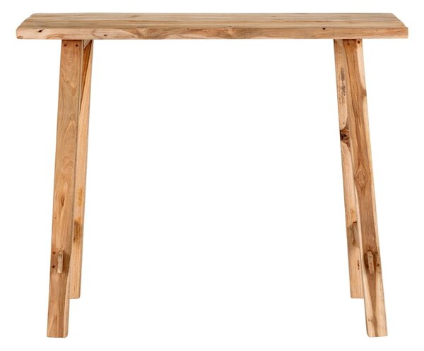 Consolle in legno di teak di colore naturale 30x90 cm Girona - House Nordic
