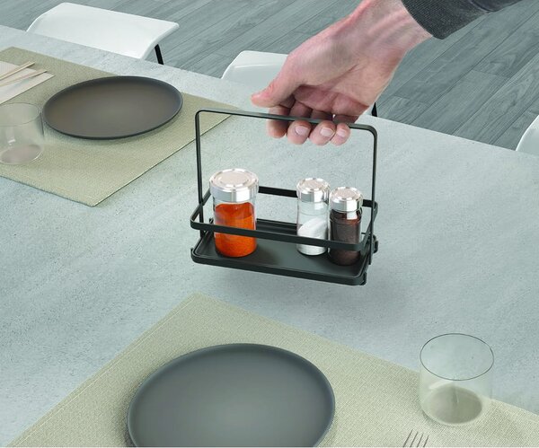 Organizzatore di rametti in acciaio inox Tokyo Lava - Metaltex