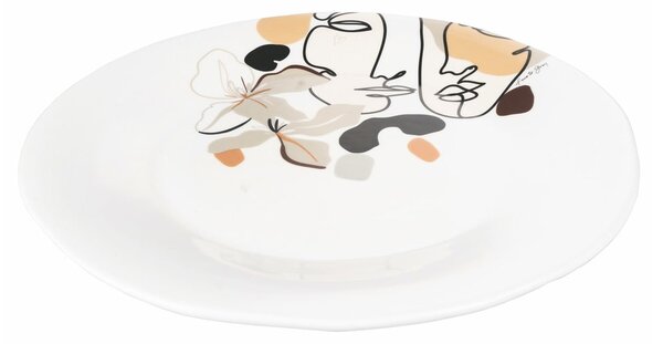 Piatto da portata in ceramica, ø 35 cm Face to Grey - VDE Tivoli 1996