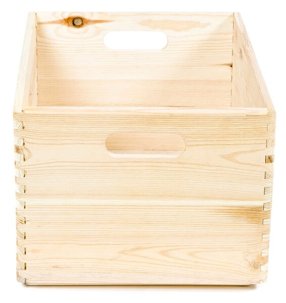 Scatola in legno di pino Custom, 40 x 30 x 23 cm - Compactor
