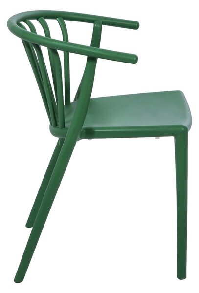 Sedia da giardino verde Capri - Bonami Essentials