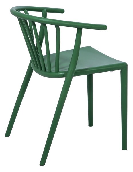 Sedia da giardino verde Capri - Bonami Essentials