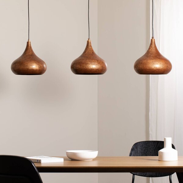 Lampada a sospensione Muba Opviq, dimmerabile, Bronzo / Ottone antico, Soggiorno / Sala da pranzo, Metallo, Lampada a sospensione
