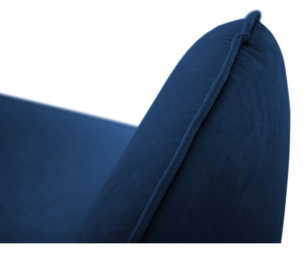 Poltrona in velluto blu Vienna - Cosmopolitan Design