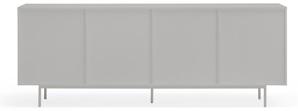 Cassettiera bassa grigia 211x80 cm Sierra - Teulat