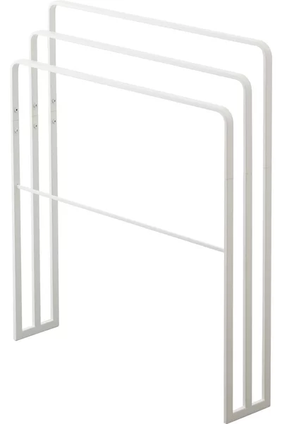 Porta asciugamani in metallo bianco Yamazaki Tower - YAMAZAKI