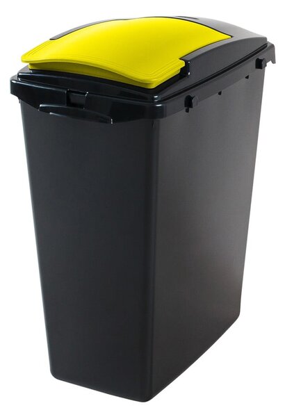 Coperchio per pattumiera in plastica giallo per raccolta differenziata – Addis