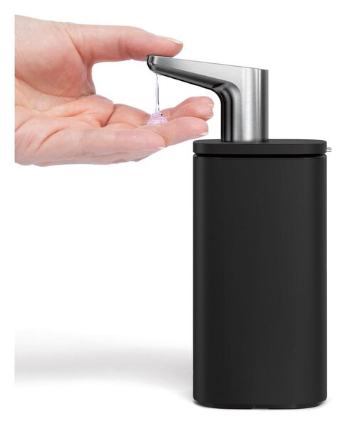 Dispenser di sapone in acciaio nero opaco 295 ml - simplehuman