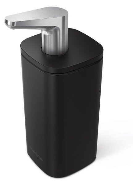 Dispenser di sapone in acciaio nero opaco 295 ml - simplehuman