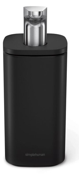 Dispenser di sapone in acciaio nero opaco 295 ml - simplehuman