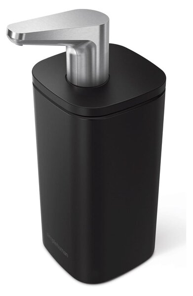 Dispenser di sapone in acciaio nero opaco 295 ml - simplehuman