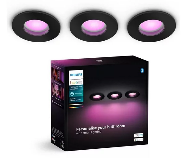 Philips SADA 3x LED RGBW dimmerabile bagno Hue XAMENTO 1xGU10/4,2W IP44