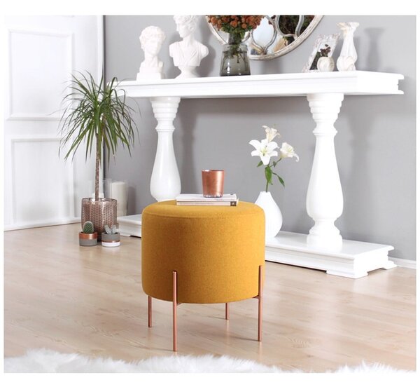 Sgabello in colore senape Copper - Artie