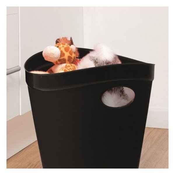 Cestino nero Flexi, 27 x 26 x 34 cm - Addis