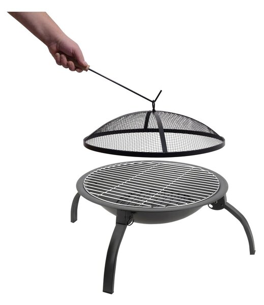 Camino con griglia e coperchio , ø 48 cm Vesuv - Cattara