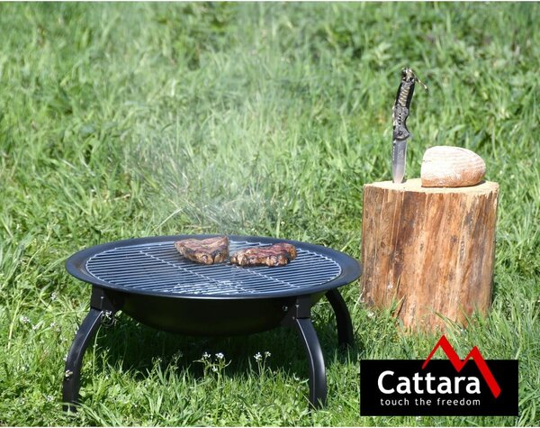 Camino con griglia e coperchio , ø 48 cm Vesuv - Cattara