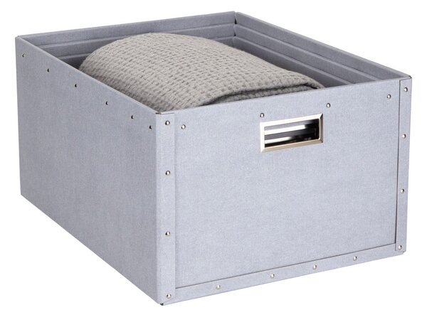Set di 3 scatole di cartone grigio chiaro Ture - Bigso Box of Sweden