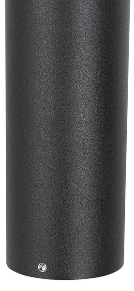 Lampada da esterno nera con picchetto e pressacavo 50cm IP44 - Solo Deluxe