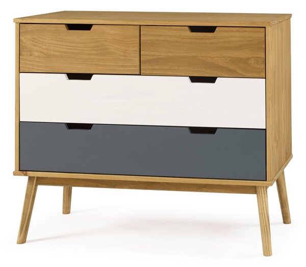 Cassettiera in legno di pino , 100 x 82 cm Cusco - Marckeric